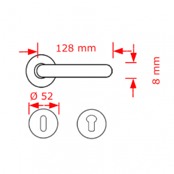 VIOBRASS IRUS Ροζέτα Φ52 VIOBRASS IRUS Ροζέτα Φ52