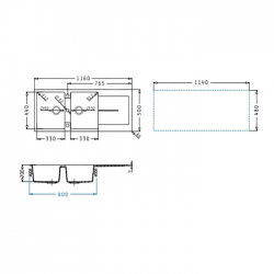 PYRAMIS Pyragranite Ithaka (116X50) 2B 1D Volcano