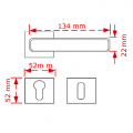 VIOBRASS LETA Ροζέτα 134x52x52mm