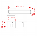 VIOBRASS NANU Ροζέτα 134x52x52mm