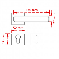 VIOBRASS NANU Ροζέτα 134x52x52mm