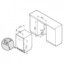PYRAMIS Πλυντήριο Πιάτων PDWCE 45FI Εντοιχιζόμενο PYRAMIS Πλυντήριο Πιάτων PDWCE 45FI Εντοιχιζόμενο