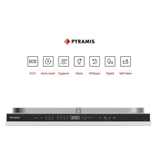 PYRAMIS Πλυντήριο Πιάτων PDWFD 60FI Εντοιχιζόμενο