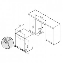 PYRAMIS Πλυντήριο Πιάτων PDWFD 60FI Εντοιχιζόμενο PYRAMIS Πλυντήριο Πιάτων PDWFD 60FI Εντοιχιζόμενο