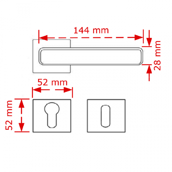 VIOBRASS PIRA Ροζέτα 144x52x52mm