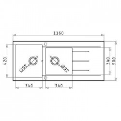 PYRAMIS Pyragranite Alazia (116x50) 1 3/4B 1D Dark Beige