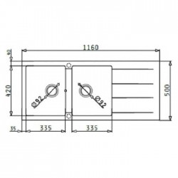 PYRAMIS Pyragranite Athlos (116X50) 2B 1D Dark Beige