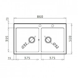 PYRAMIS Pyragranite Athlos (86X50) 2B Snow