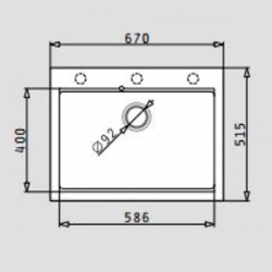 PYRAMIS Pyragranite Siros (67X51,5) 1B Industrial Grey