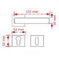 VIOBRASS S-CUBE Ροζέτα 132x52x52mm