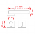 VIOBRASS SATA Ροζέτα 146x52x52mm