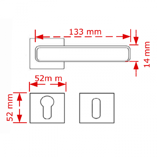 VIOBRASS VERA Ροζέτα 133x52x52mm