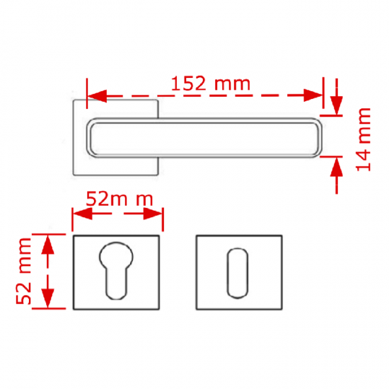 VIOBRASS VERSO Ροζέτα 152x52x52mm