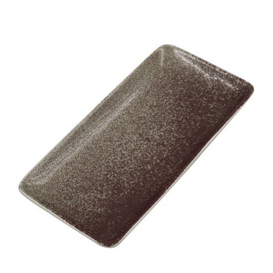 SIDIRELA ΠΙΑΤΟ ΟΡΘΟΓΩΝΙΟ Decoration coffee E-4297 21Χ10.5cm